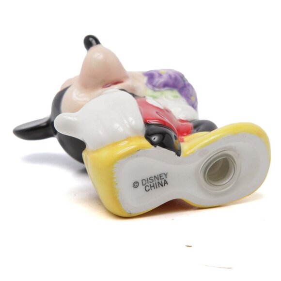 Disney Mickey Mouse Salt Shaker Ceramic Porcelain Flower Hydrangea Collectable - Picture 5 of 6